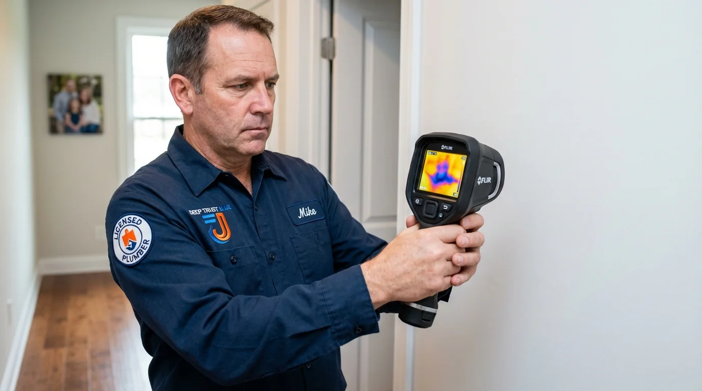 Thermal imaging leak detection by Johns Plumbing LLC in Glade Spring